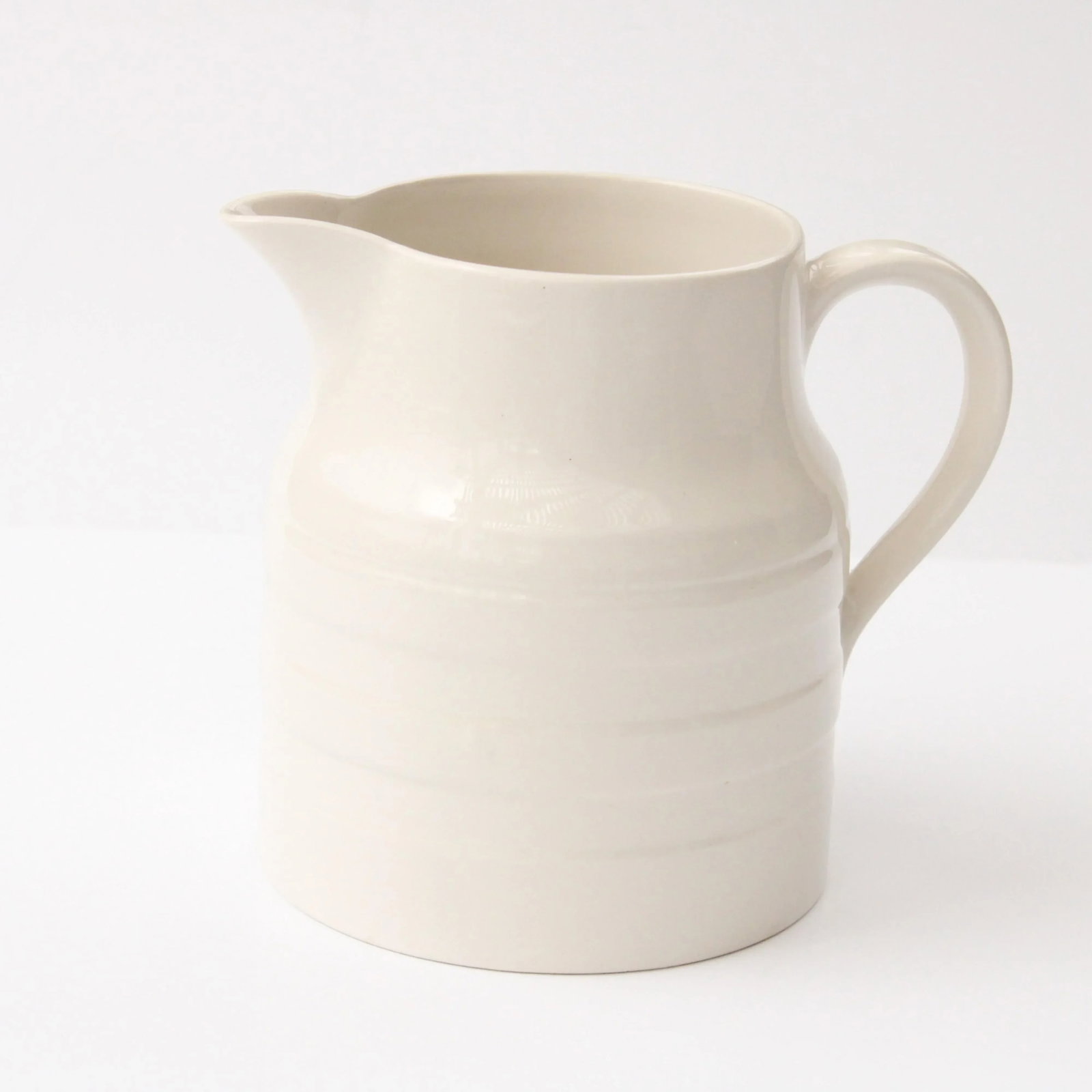 Early 20th C. English "Lord Nelson" Ironstone Pitcher 4Pint - 5