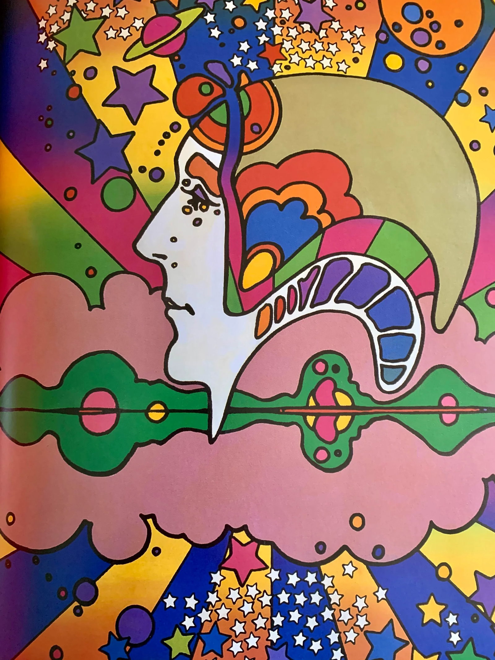 Peter Max Book Original Drawing Doodle Art and the Art of Peter Max Book. - Signed - 4