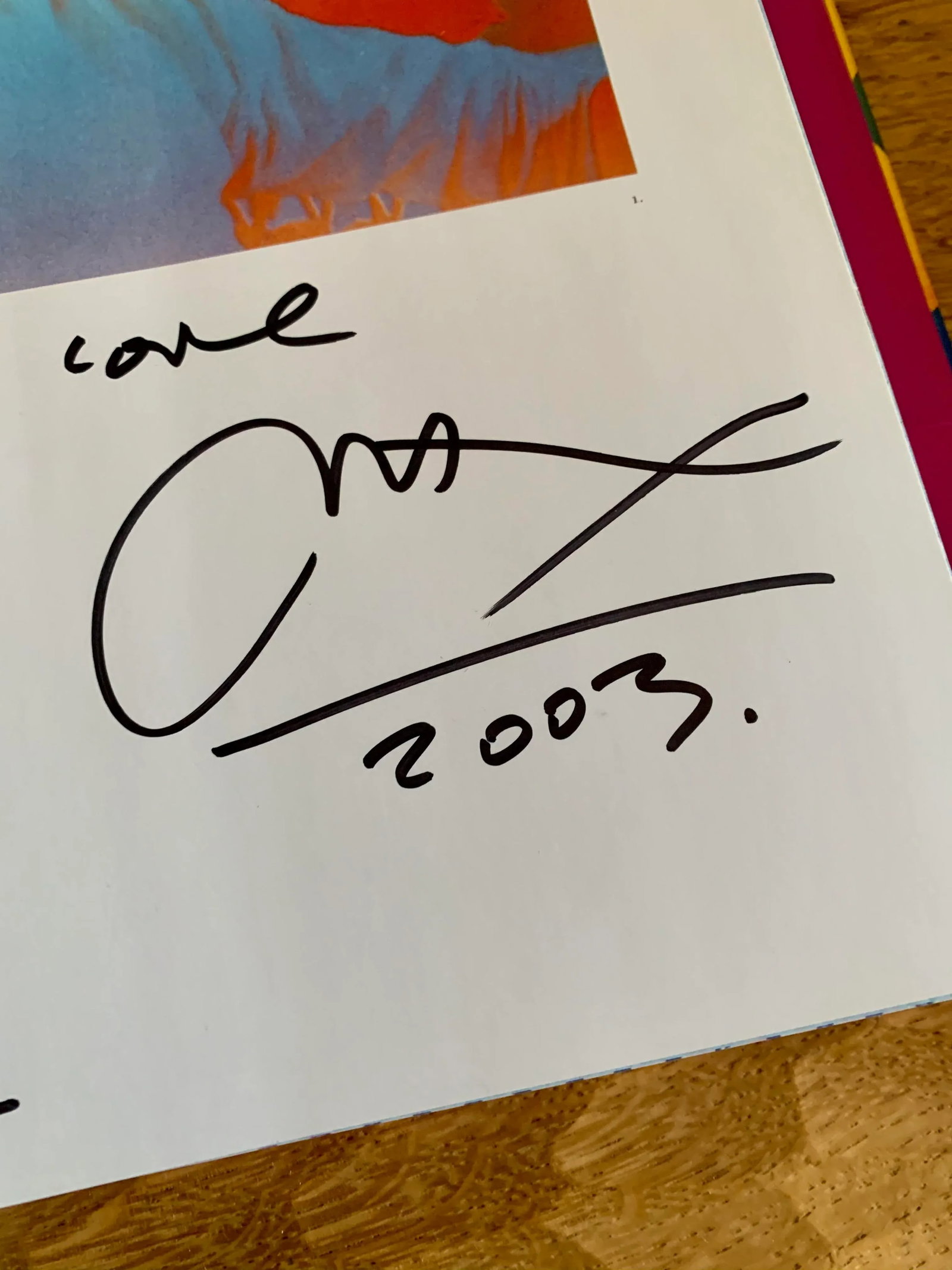 Peter Max Book Original Drawing Doodle Art and the Art of Peter Max Book. - Signed - 8