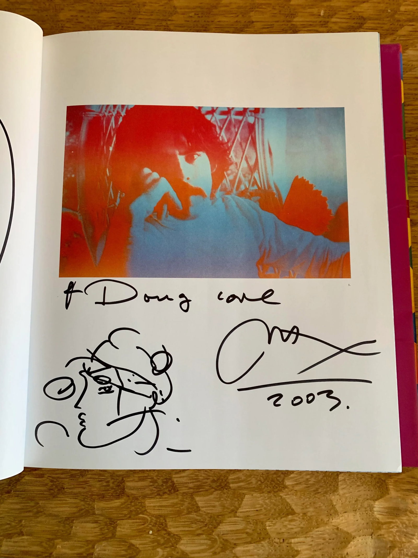 Peter Max Book Original Drawing Doodle Art and the Art of Peter Max Book. - Signed - 9
