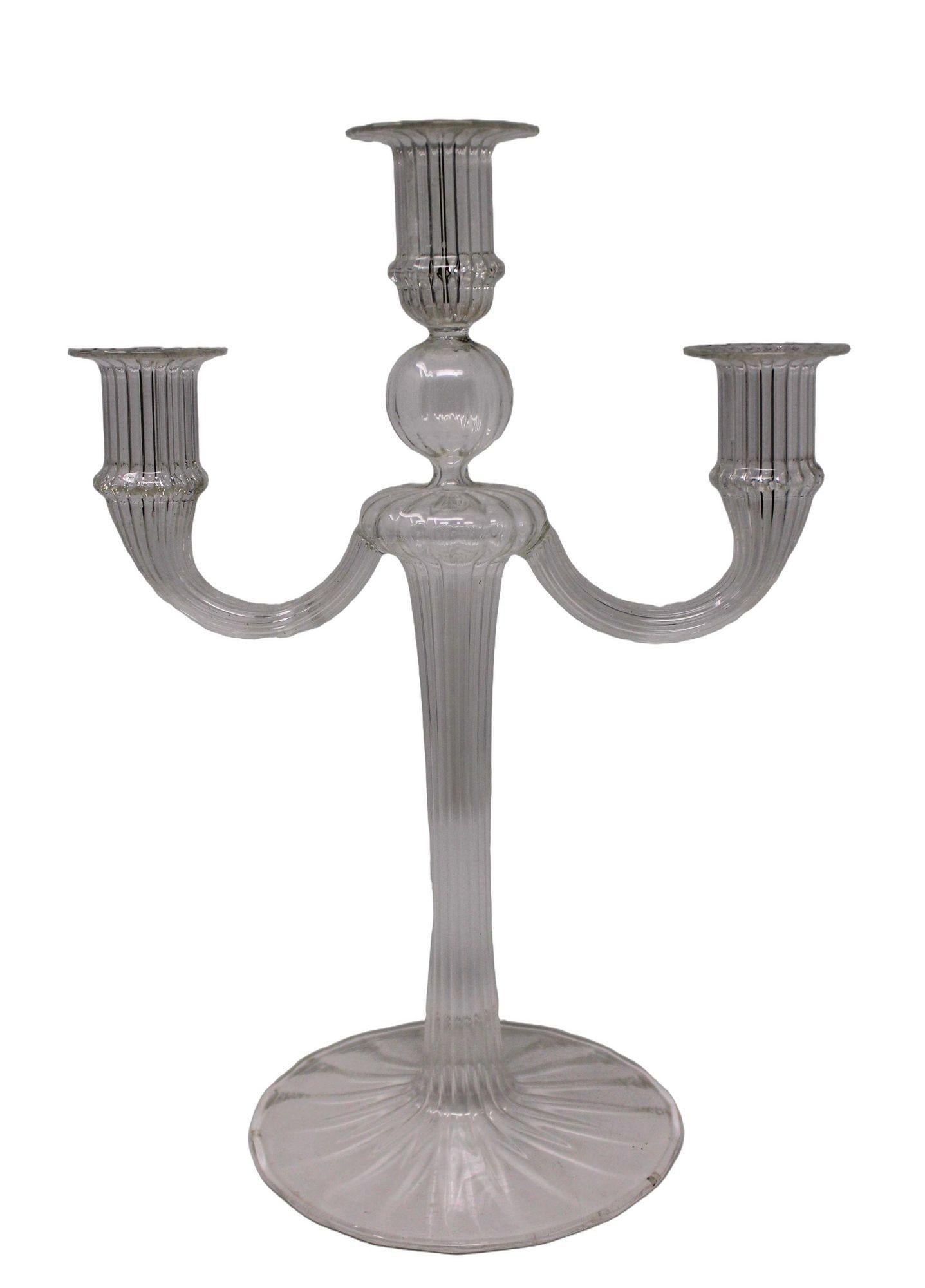 Vintage Murano Glass Candelabra - 3