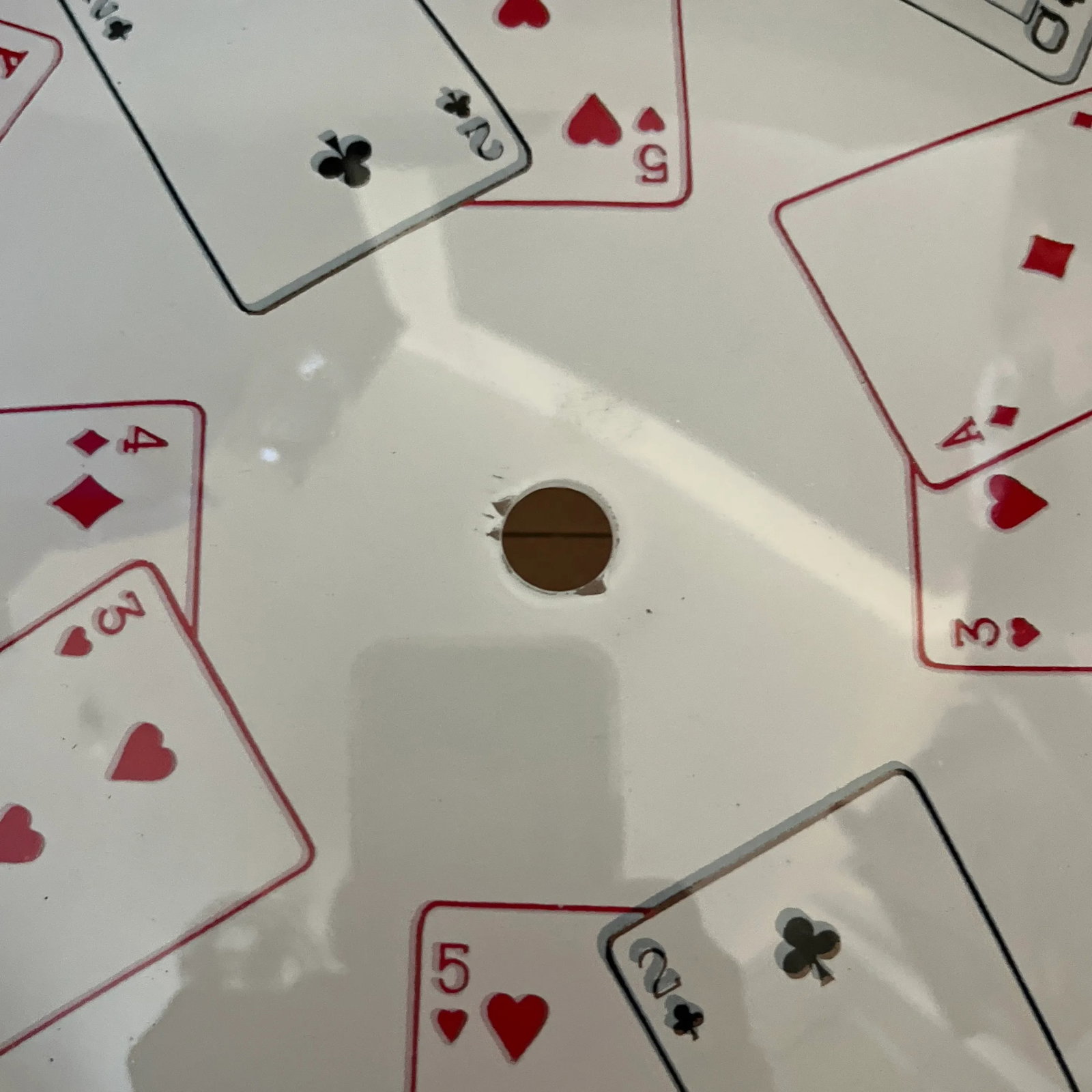 Mid Century Cards Game Room Flush Mount and 2 Cards Art Framed - 6