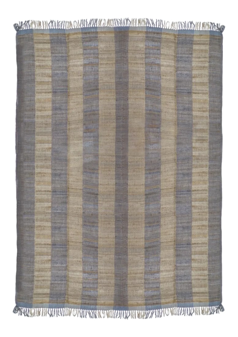 Featured in The 2020 San Francisco Decorator Showcase - Handwoven Silk & Wool Throw Blanket (1 of 8)