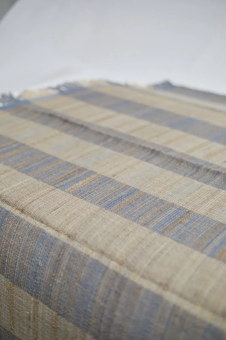 Featured in The 2020 San Francisco Decorator Showcase - Handwoven Silk & Wool Throw Blanket - 2