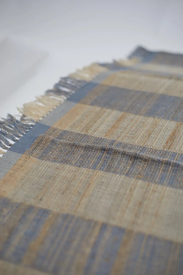 Featured in The 2020 San Francisco Decorator Showcase - Handwoven Silk & Wool Throw Blanket - 3