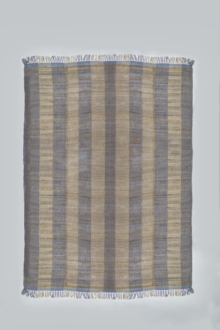 Featured in The 2020 San Francisco Decorator Showcase - Handwoven Silk & Wool Throw Blanket - 8