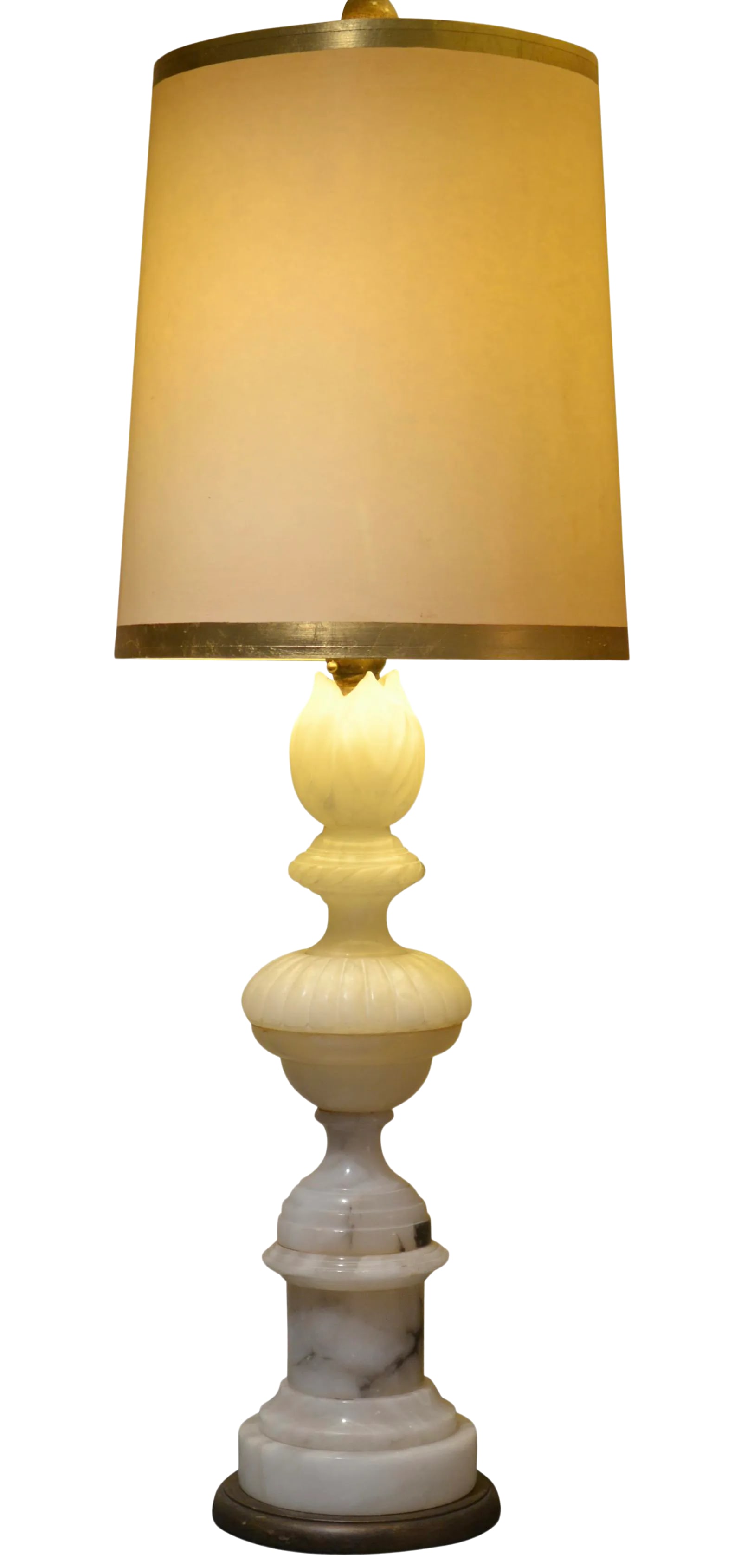 Vintage Mid-Century Italian Alabaster Lamp - 2