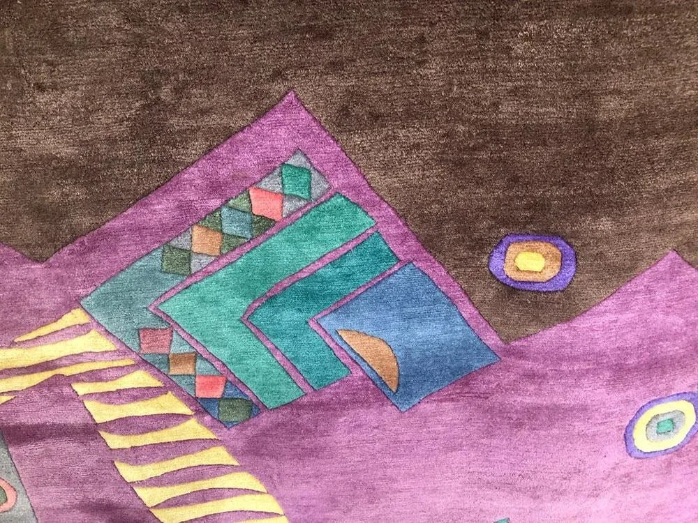 1980s Vintage Geometric Rug - 9' X 12' 50% Off Now $1,999.00 - 5