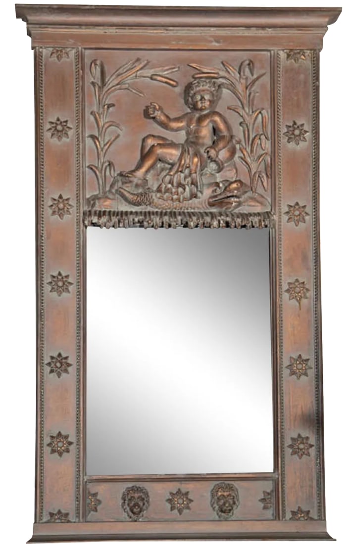 French Neoclassical-Style Trumeau Mirror (1 of 6)