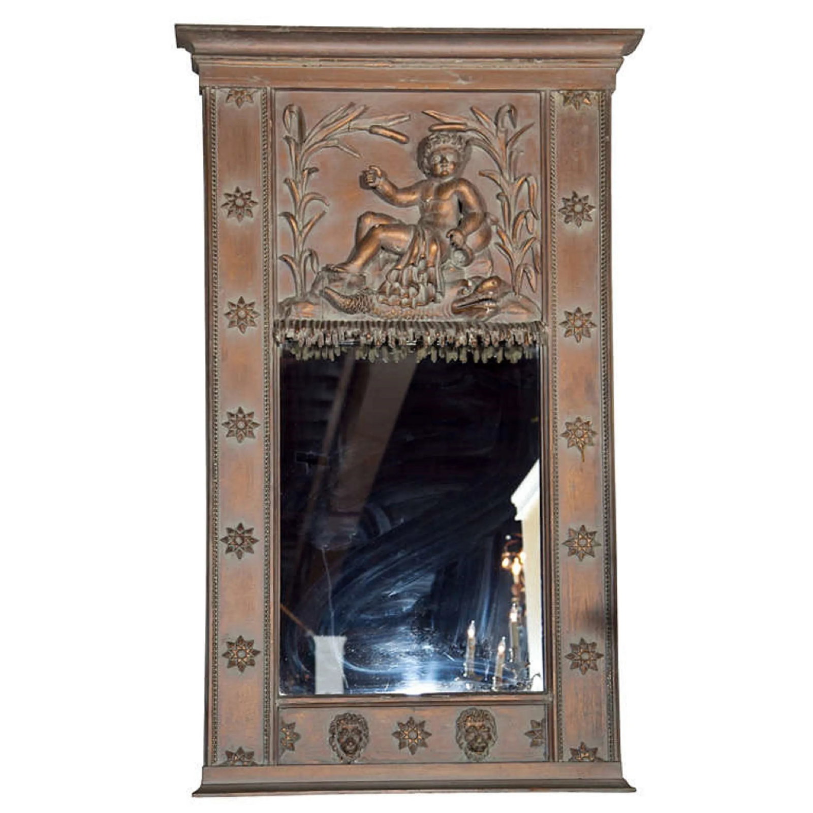 French Neoclassical-Style Trumeau Mirror - 2