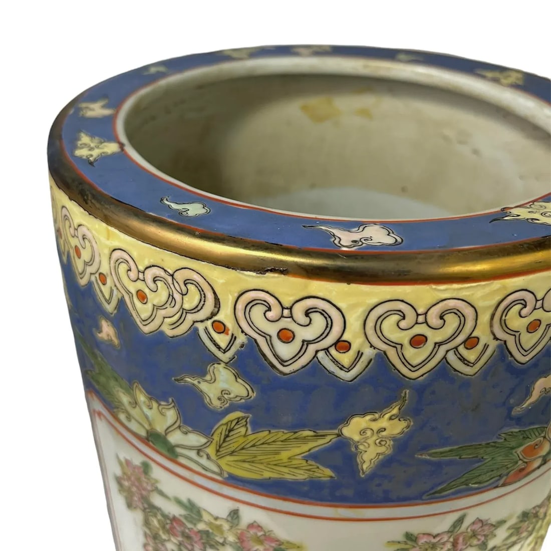 Vintage Chinese Porcelain Umbrella Stand - 7
