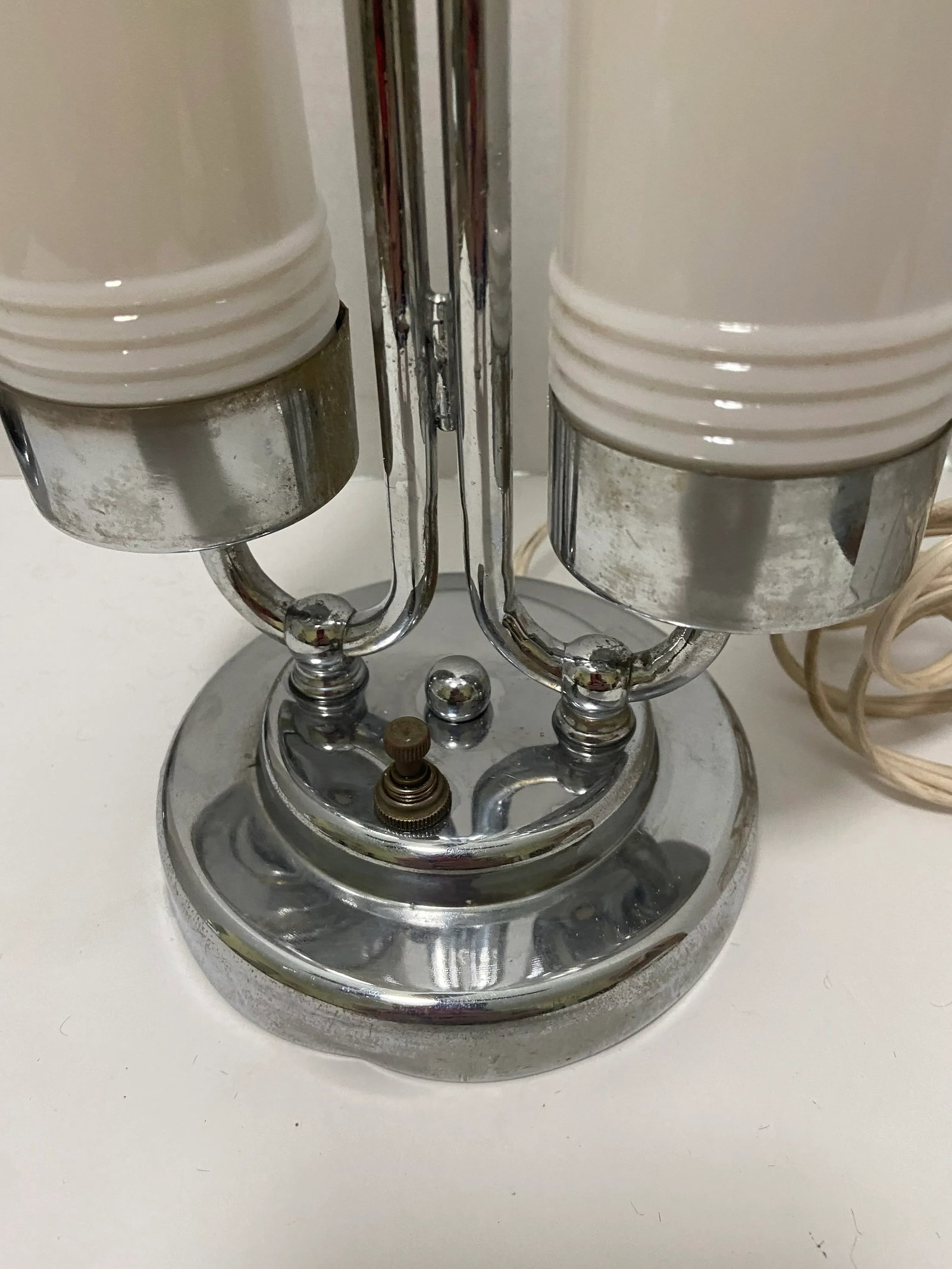 Mid 20th Century French Modernist Art Deco Table Lamp - 7