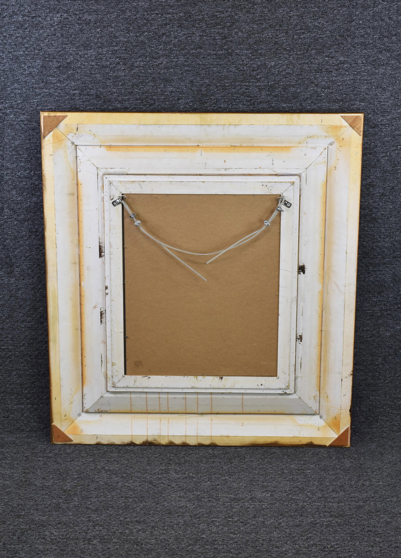 Vintage Gilded Baroque Style Mantle Mirror - 4