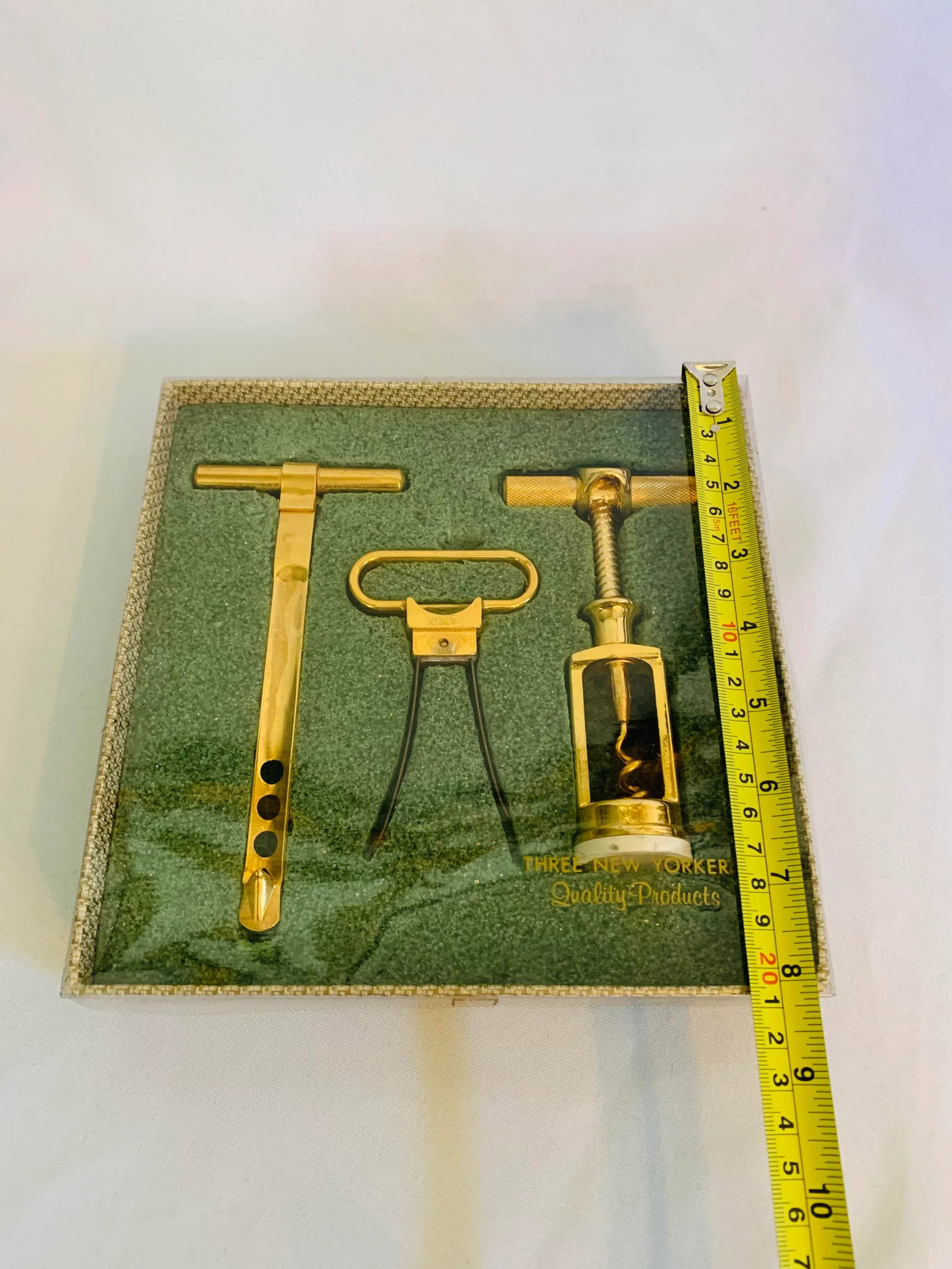 1960s The "Uncorkers Three" Vintage Bar Tool Set, Made in Italy - Set of 3 - 11