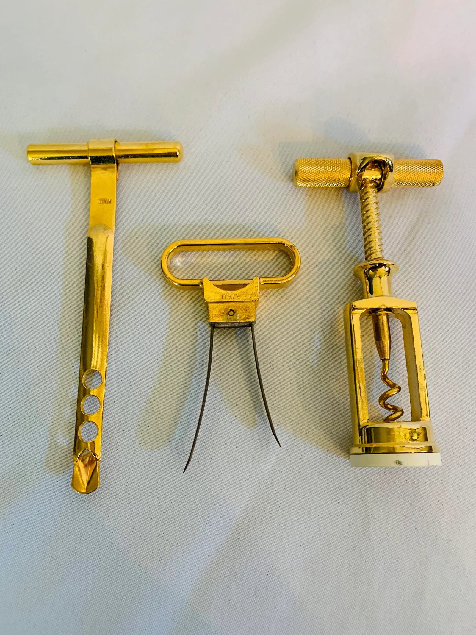 1960s The "Uncorkers Three" Vintage Bar Tool Set, Made in Italy - Set of 3 - 13