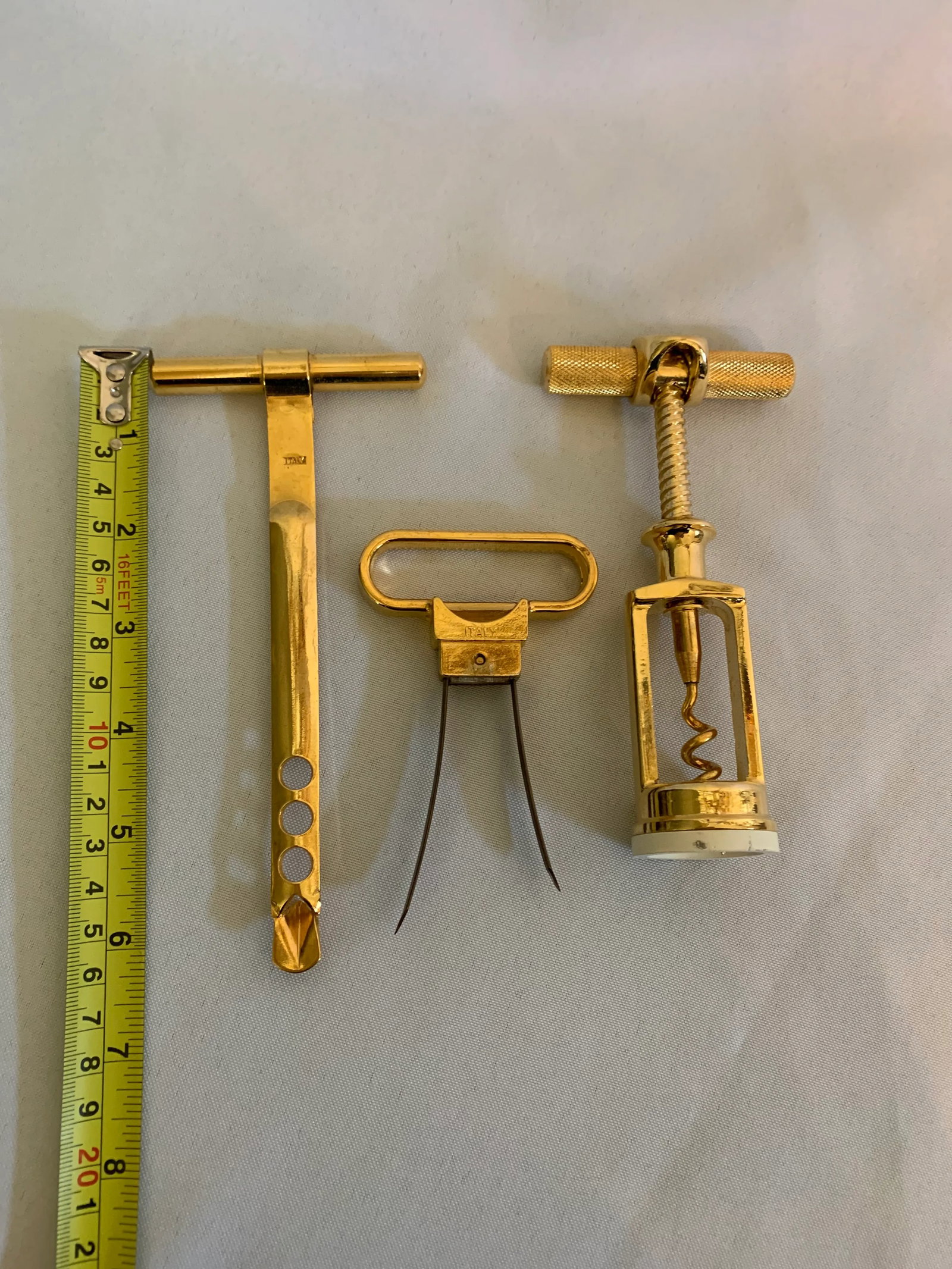1960s The "Uncorkers Three" Vintage Bar Tool Set, Made in Italy - Set of 3 - 8