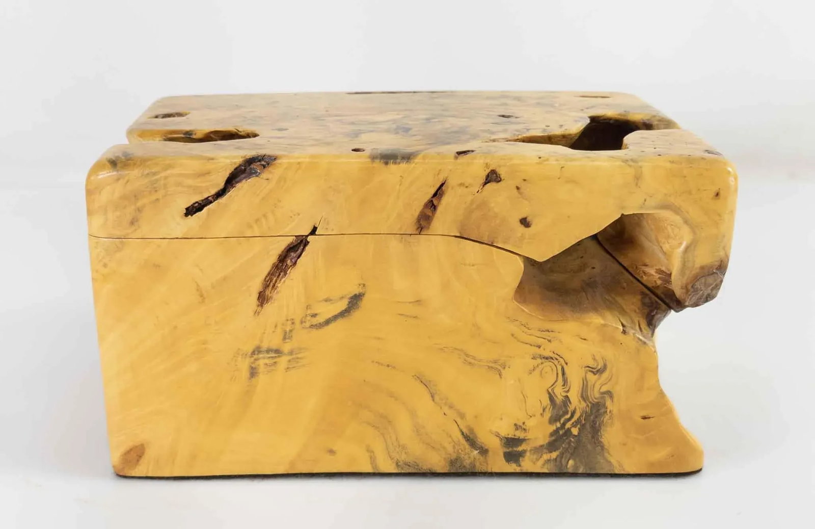 Mid Century Burlwood Decorative Box - 2