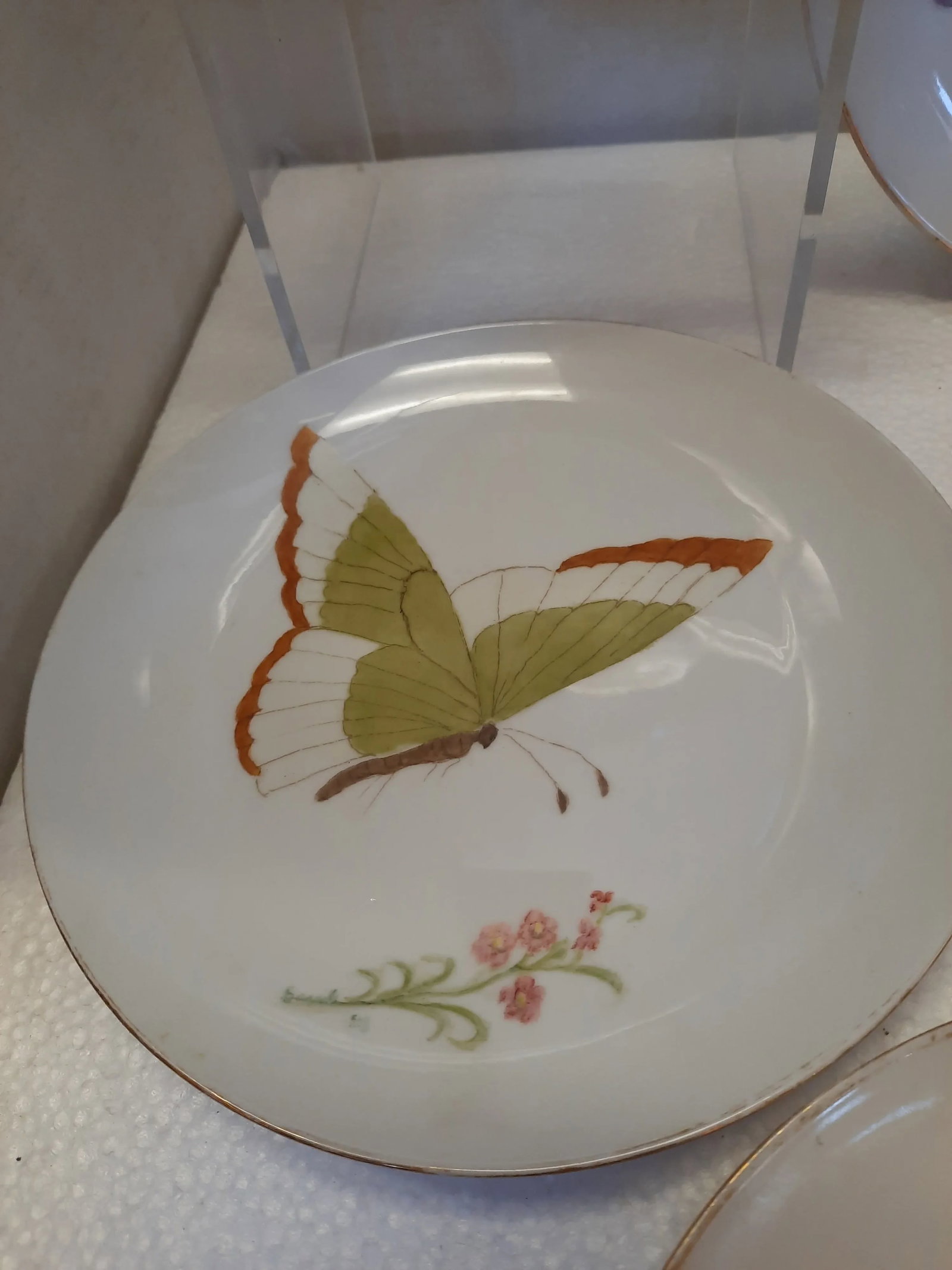 1980s Painted Plates - Set of 7 - 2