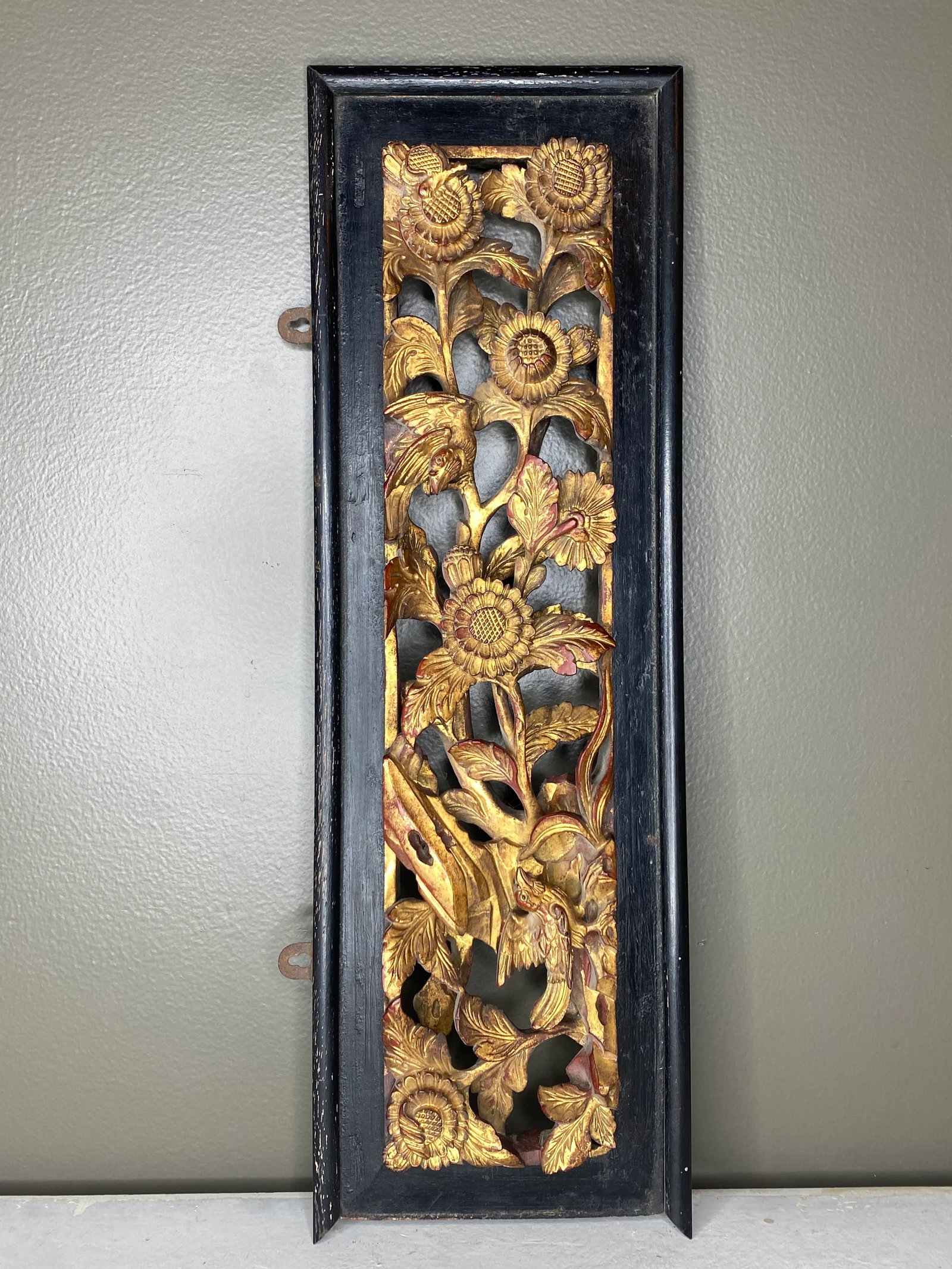 Large Antique Chinese Carved Panel - 2