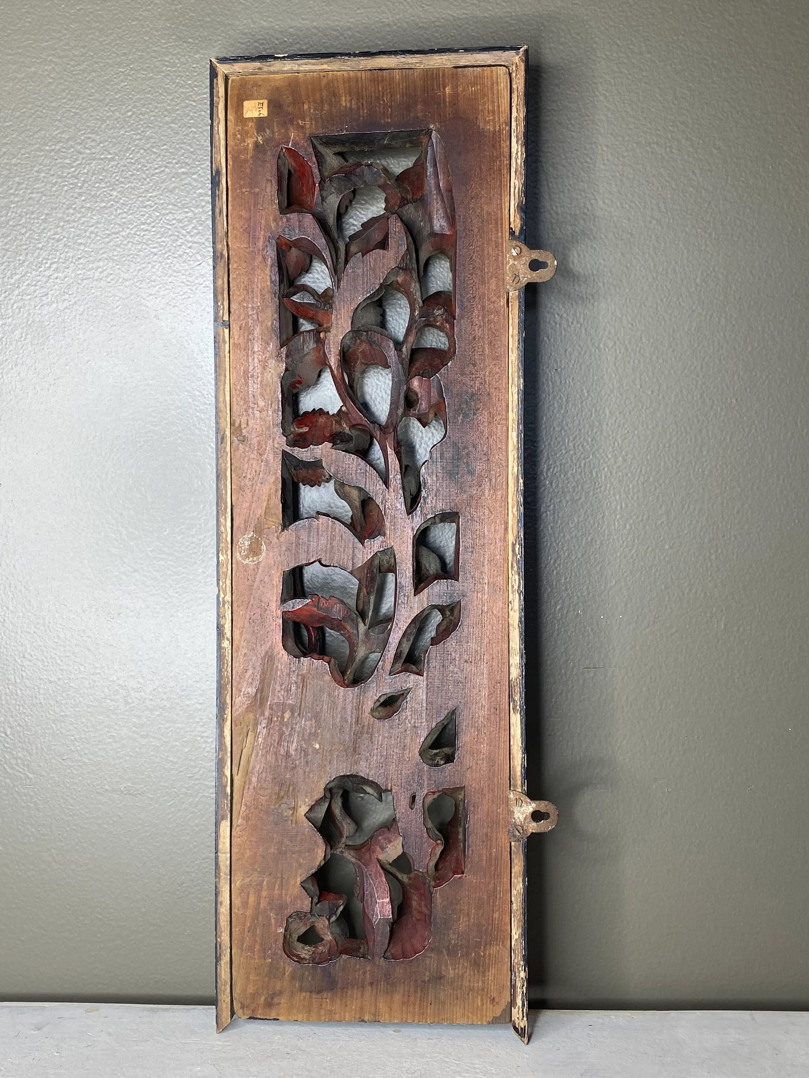Large Antique Chinese Carved Panel - 9