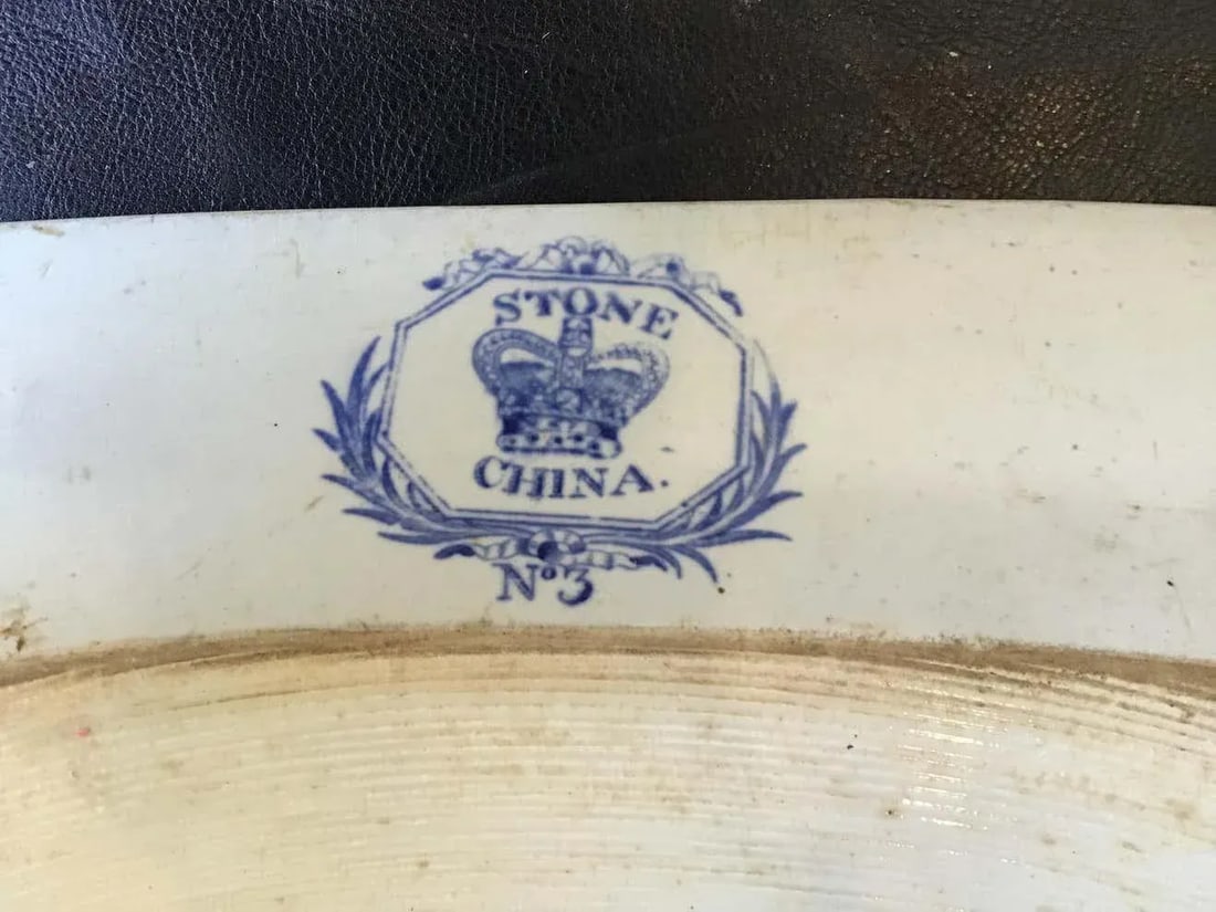 1880s Stone China Platter - 10
