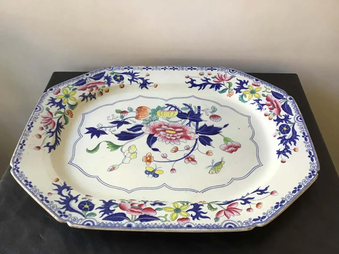 1880s Stone China Platter - 6