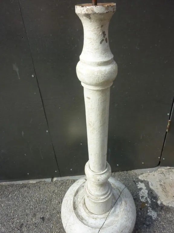 Antique Italian Wooden Candelabra - 2
