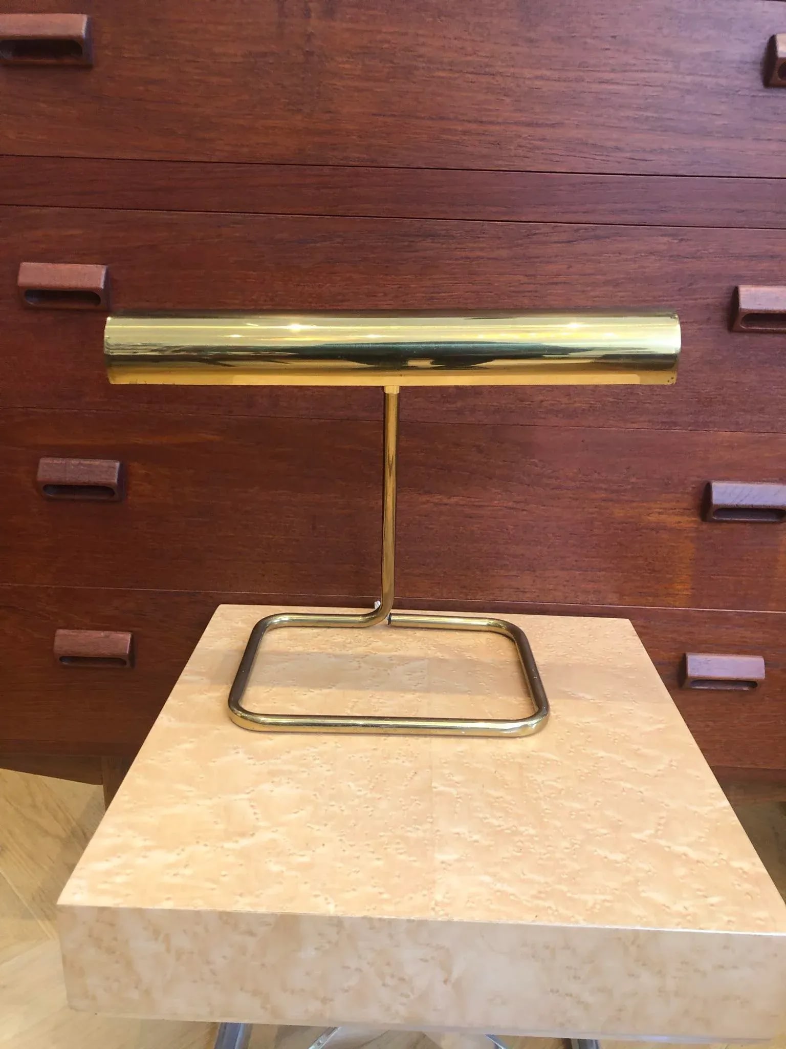 Brass Articulating Koch & Lowy Table Lamp - Mid-Century Modern Icon - 3