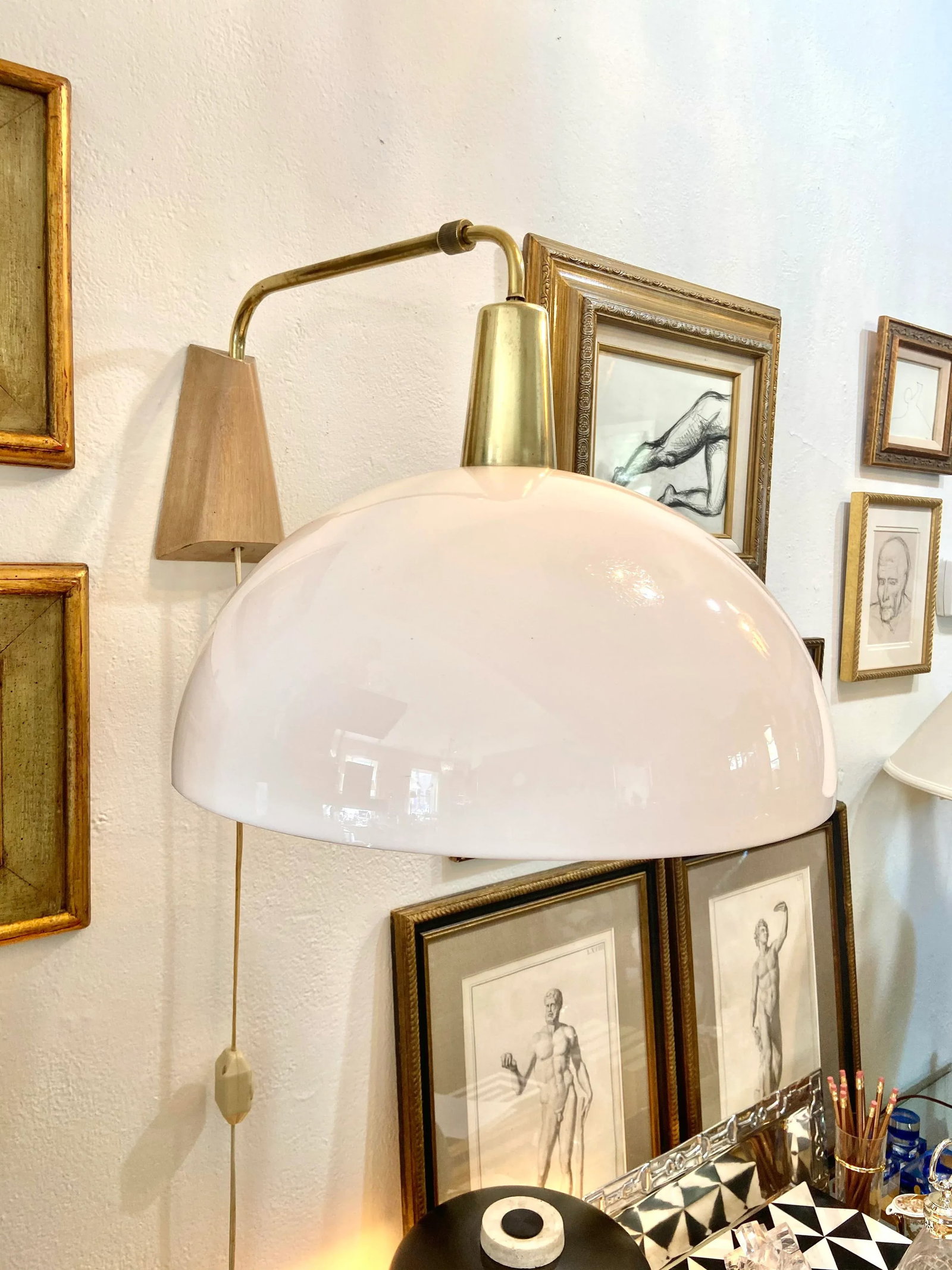 1960s Danish Hanging Wall Lamp - 4