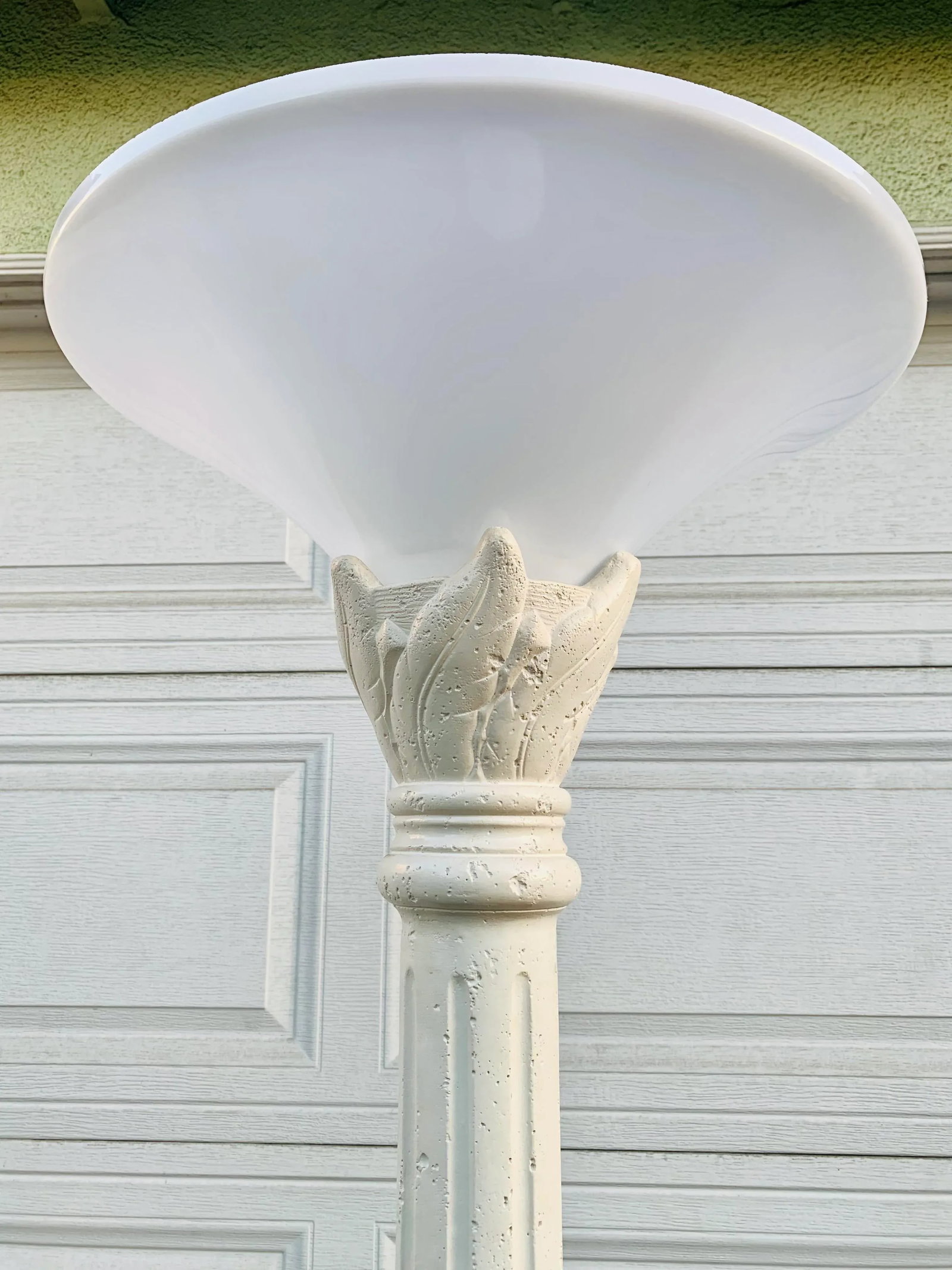 Torchiere Plaster Floor Lamp - 2