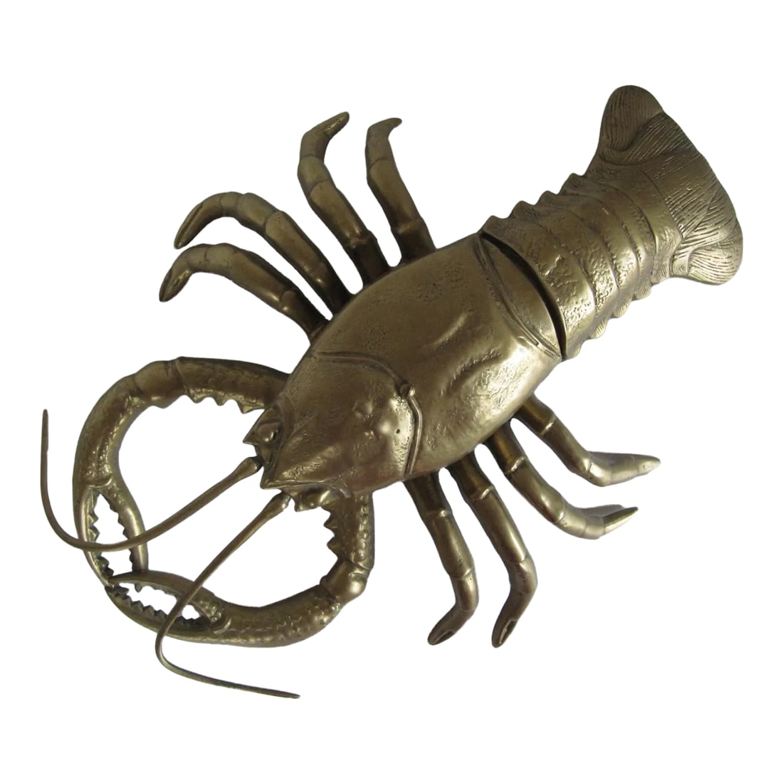 Large Vintage Brass Lobster: Extra large vintage brass lobster, perfect for your Maine cottage, beach house or nautical inspired decor. Combined shipping available. Condition: Alterations: Original Condition Unaltered