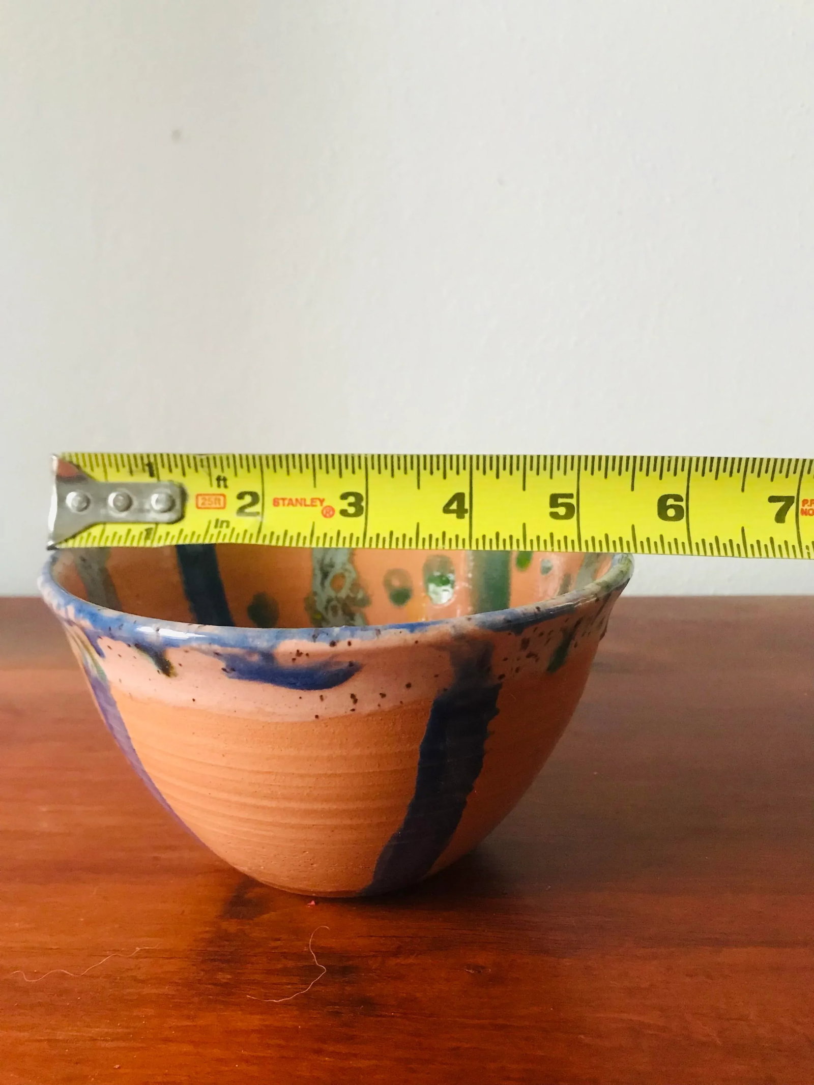 Signed Idaho Artist Studio Pottery Art Bowl - 3