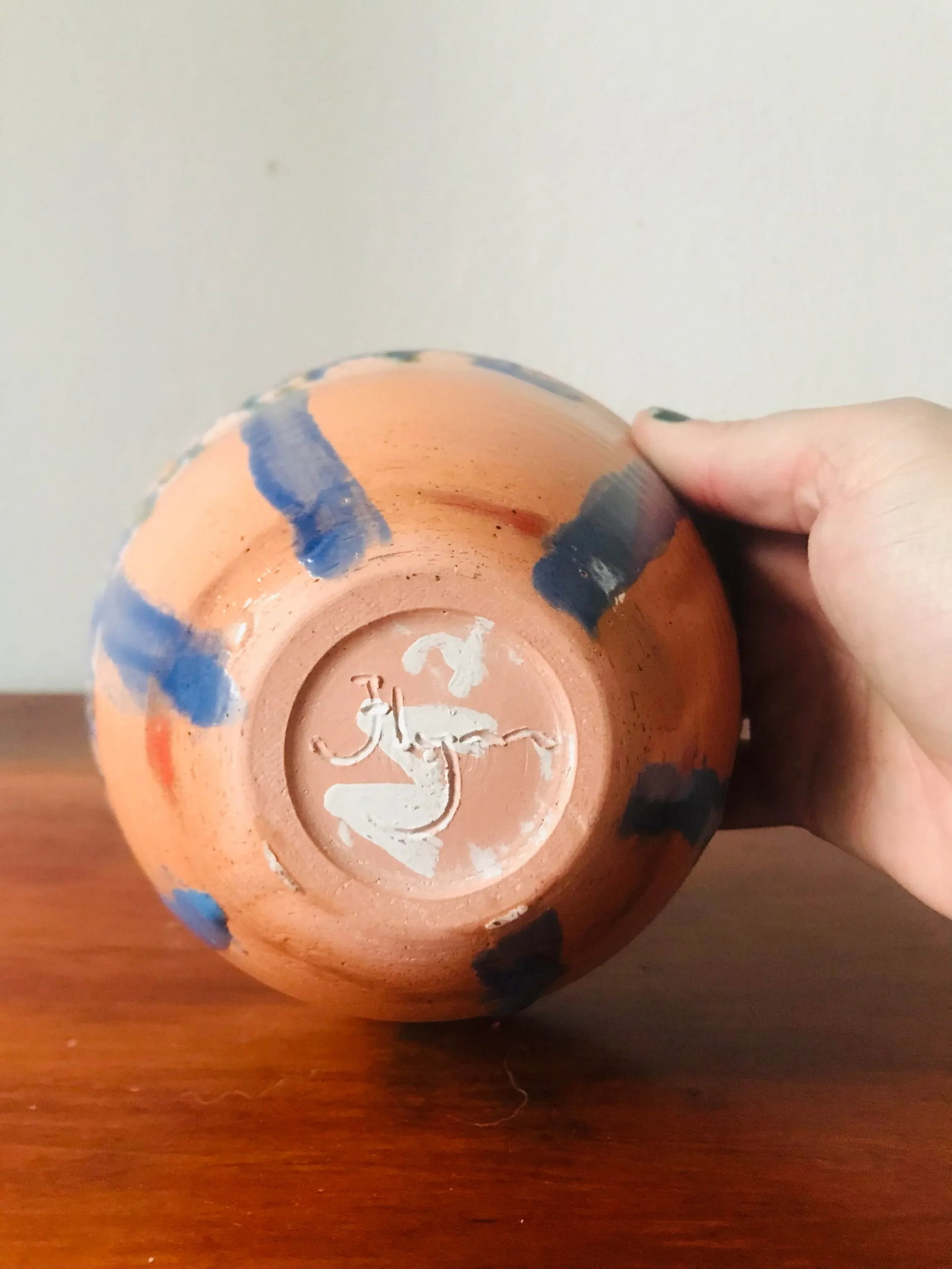 Signed Idaho Artist Studio Pottery Art Bowl - 4