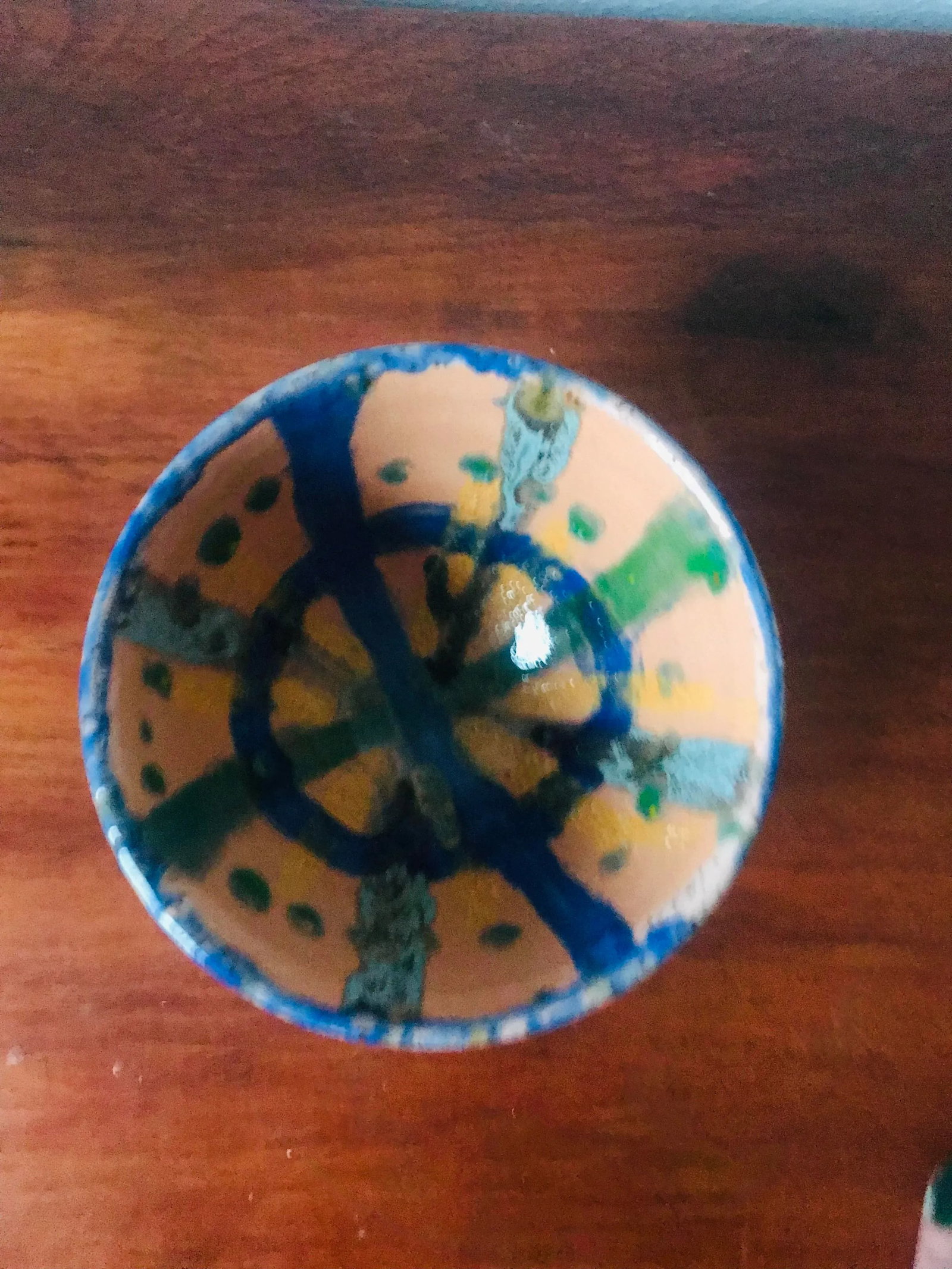 Signed Idaho Artist Studio Pottery Art Bowl - 7