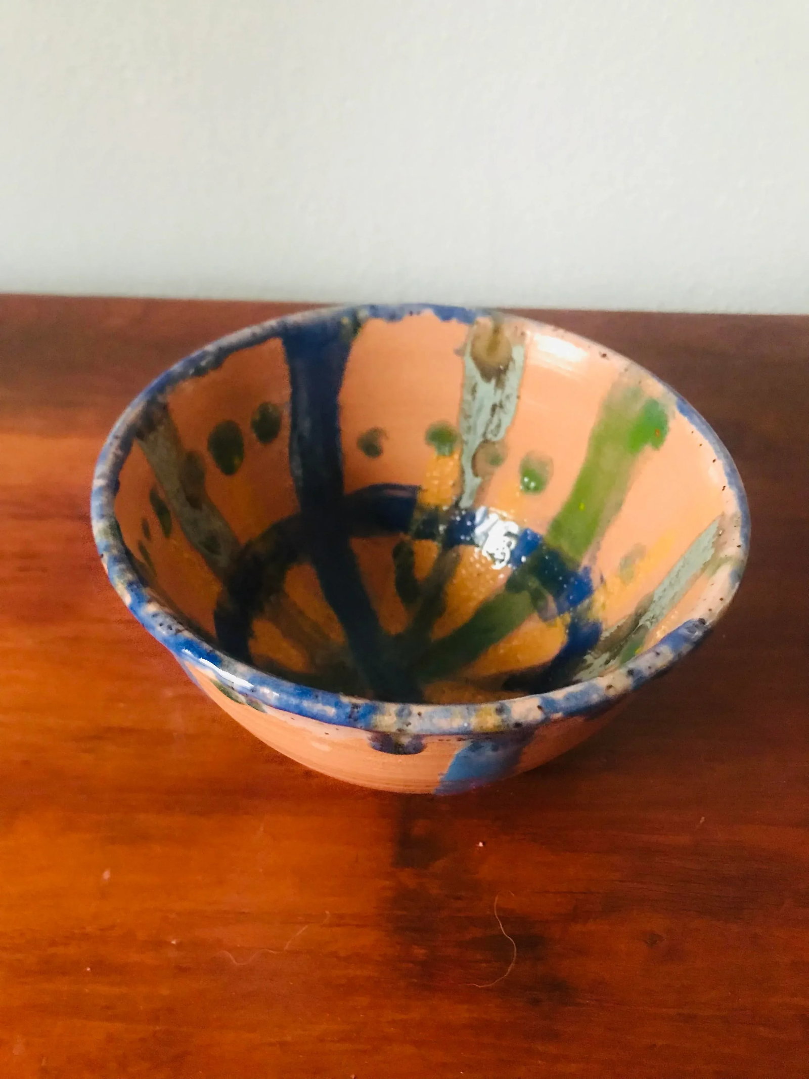Signed Idaho Artist Studio Pottery Art Bowl - 8