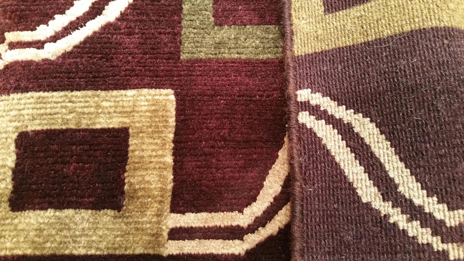 Modern Contemporary Wool & Silk Handmade Knotted Rug - 1'6" X 1'6" - Size Cat. 2x3 - 2