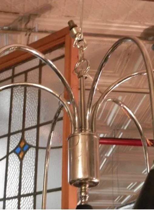 Handsome Mid-Century Modern Chandelier - 2