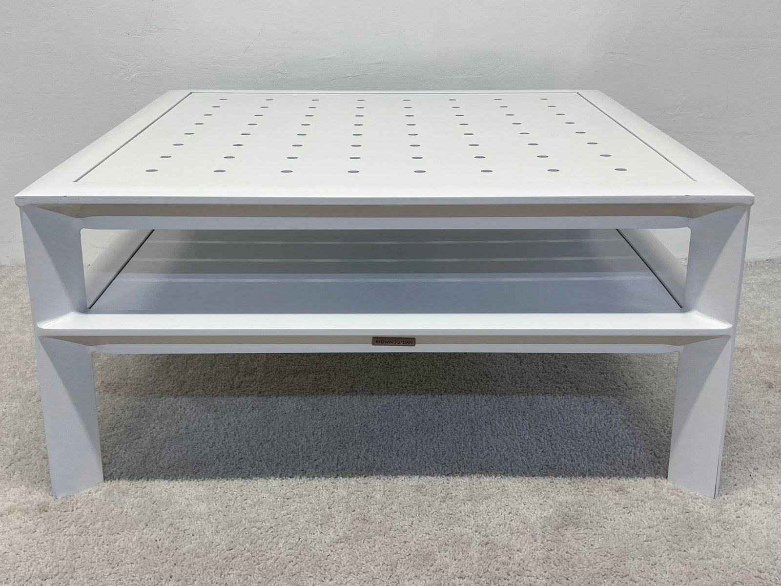 John Caldwell Parkway Outdoor Coffee or Cocktail Table for Brown Jordan - 12