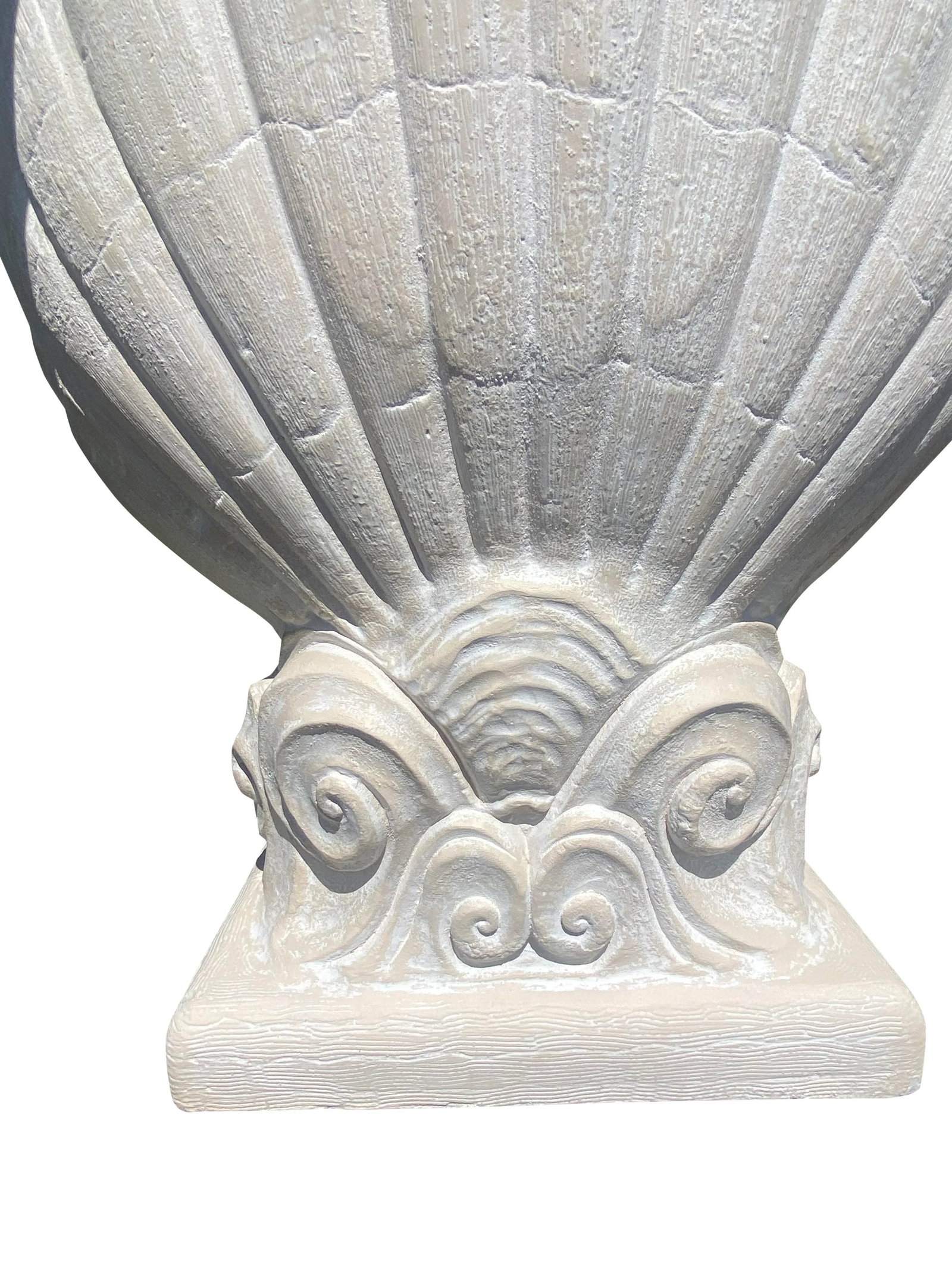 1990s Vintage Plaster Shell Lamp With Night Light - Set of 2 - 5