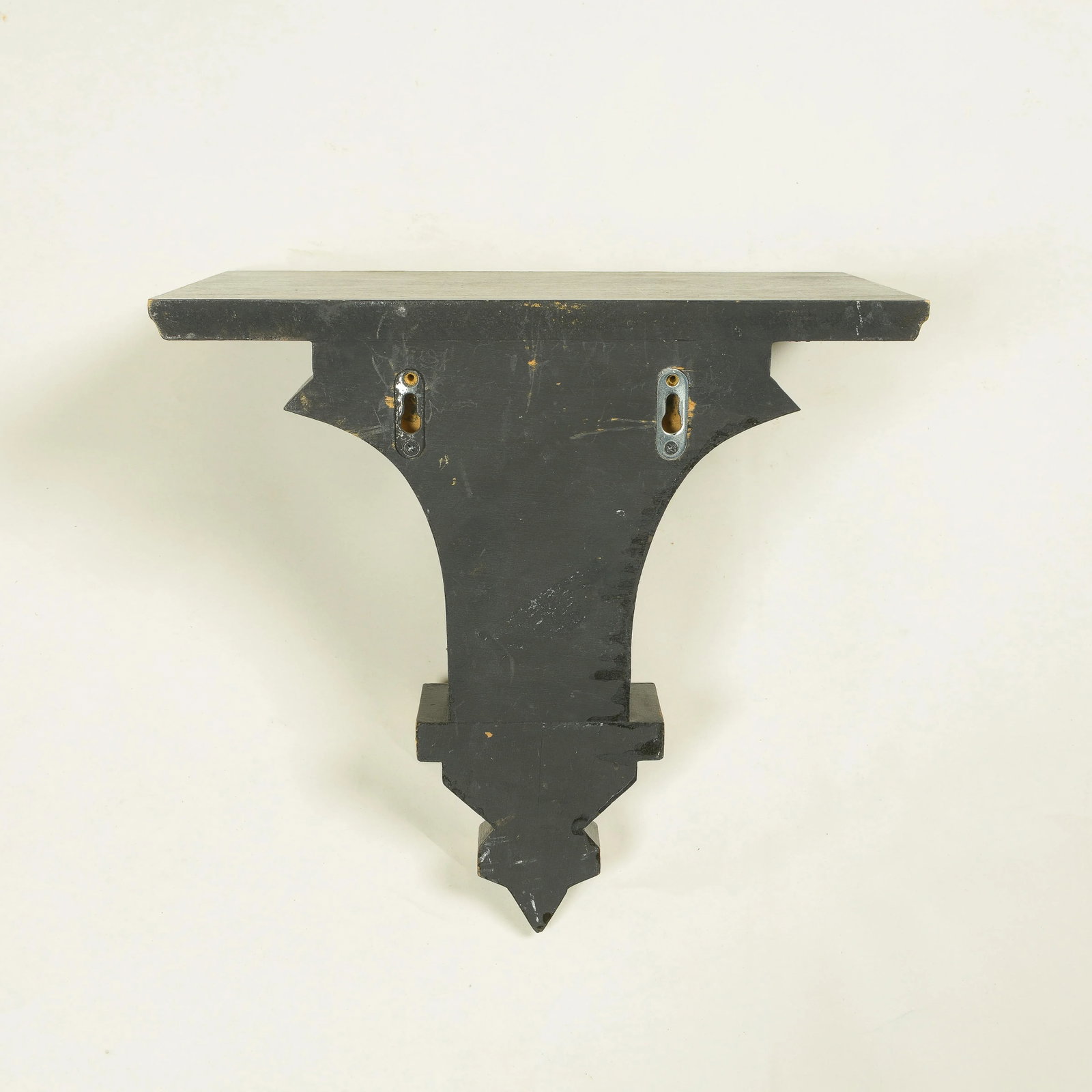 Pair of Chinoiserie Black and Gilt Brackets - 9