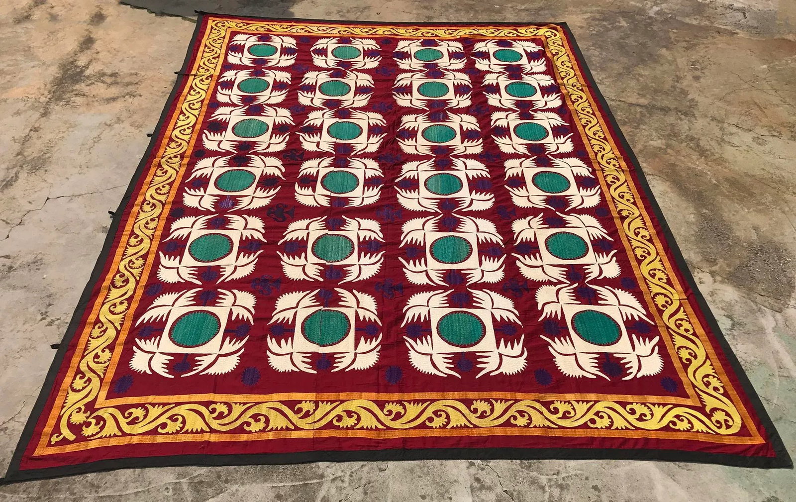 Vintage Big Size Suzani Fabric - 2