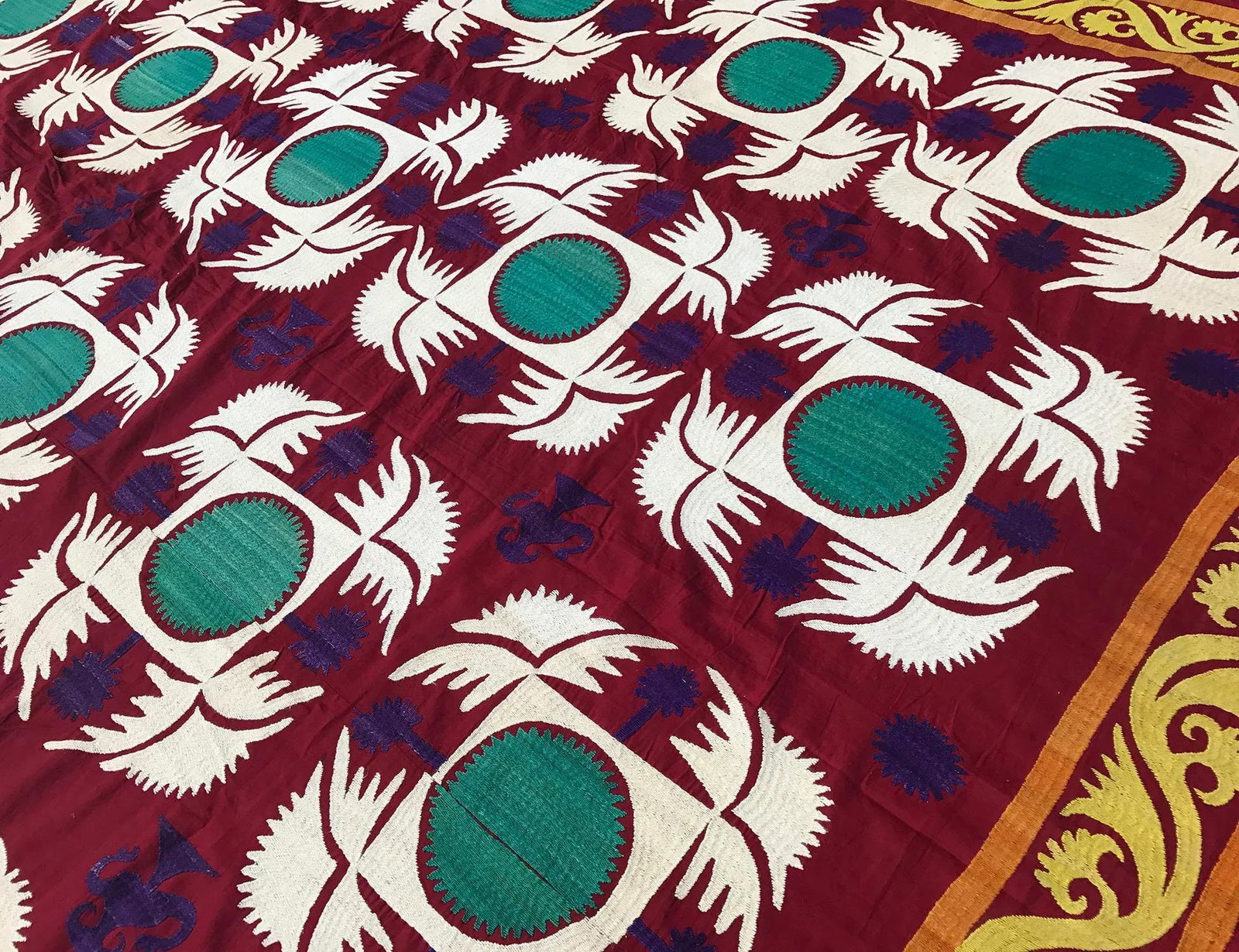 Vintage Big Size Suzani Fabric - 3