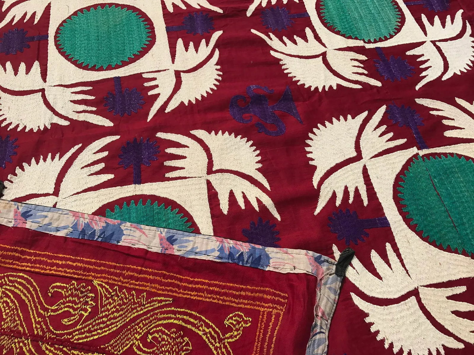 Vintage Big Size Suzani Fabric - 4