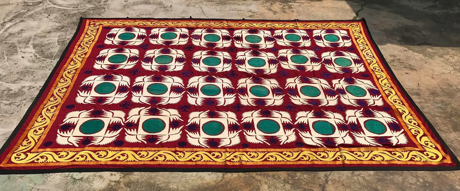 Vintage Big Size Suzani Fabric - 5