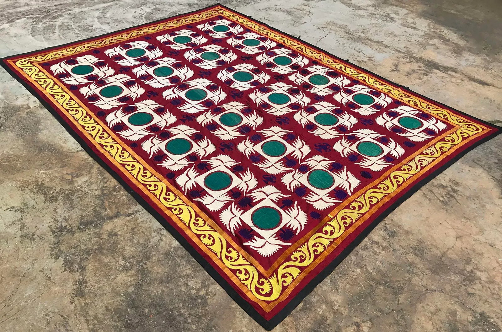 Vintage Big Size Suzani Fabric - 6