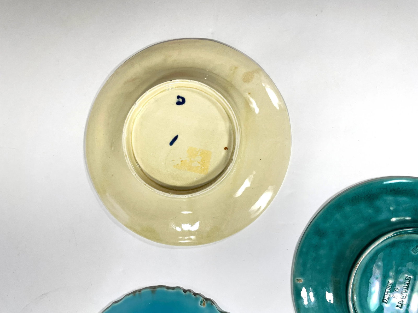 Antique French & German Asparagus Wall Plates - Gallery Wall - Set of 5 - Including Schramburg & K E - 10