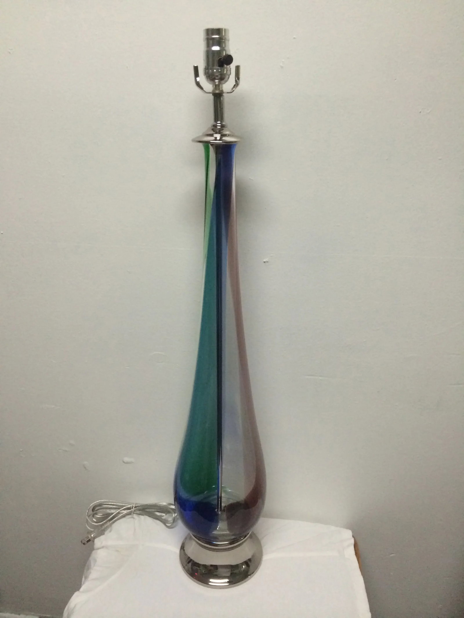 Multi-Color Murano Table Lamp - 2