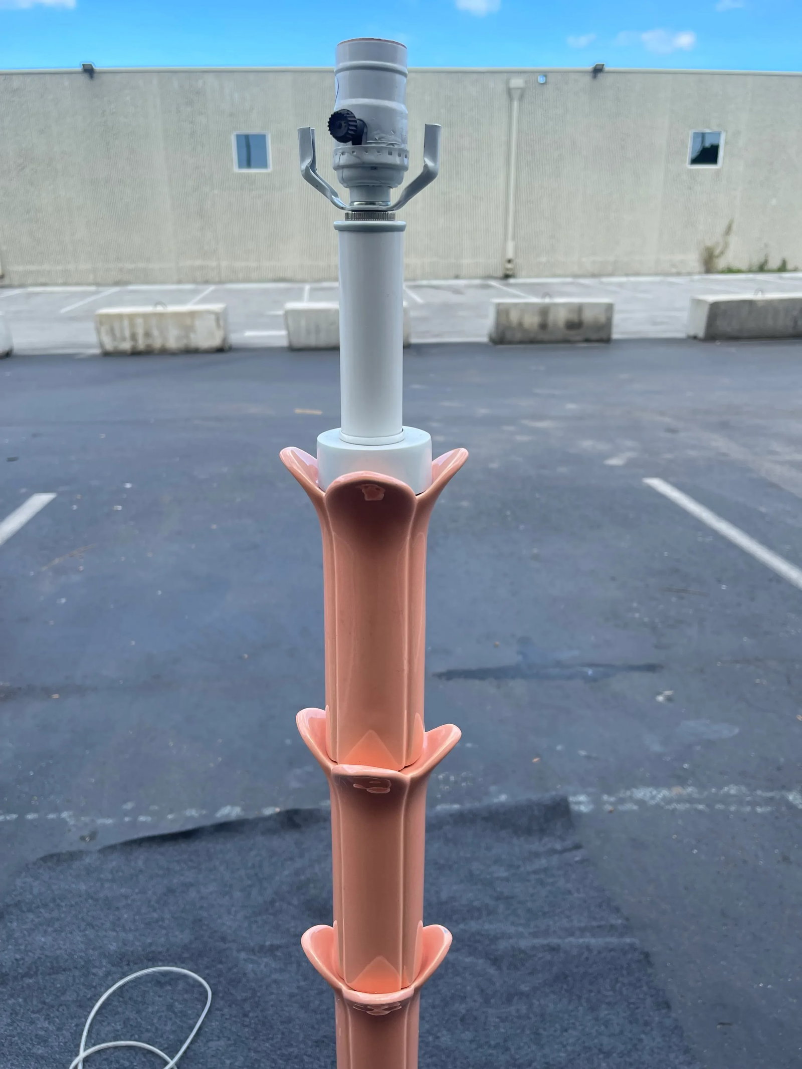 Mid-Century Ceramic Floor Lamp - 6