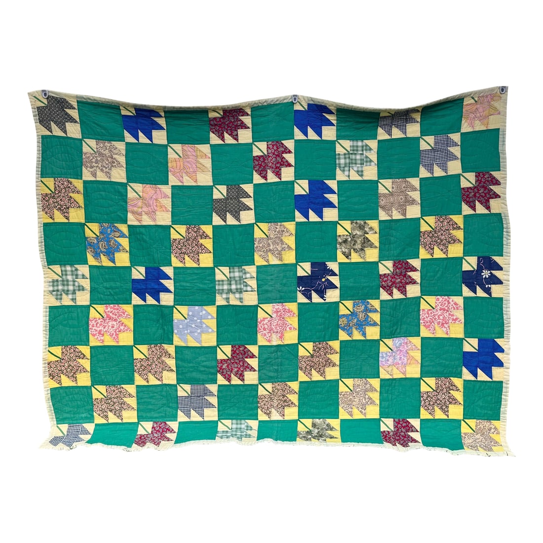 Vintage Maple Leaf Quilt (1 of 12)