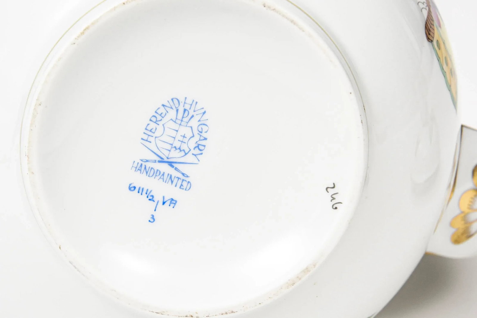 Mid 20th Century Herend Queen Victoria Older Coffee Pot - 8